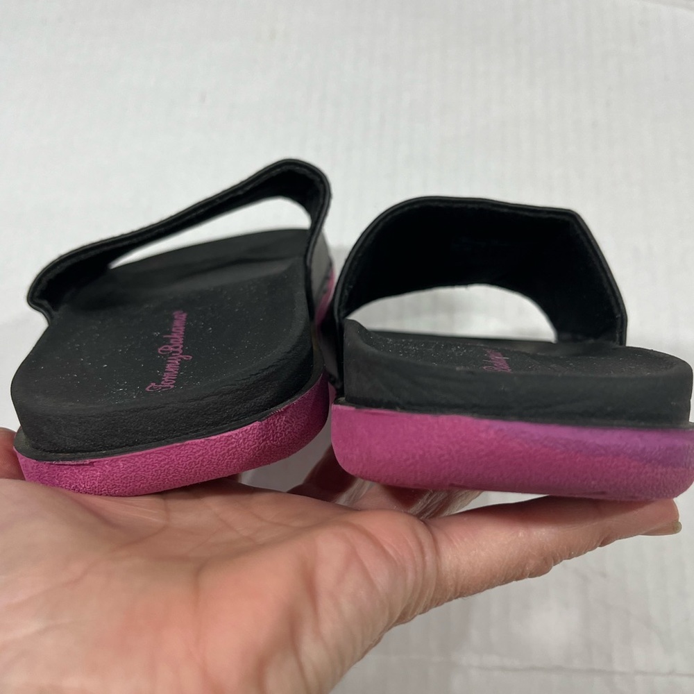 TOMMY BAHAMA EMBROIDERED SLIDE SANDAL - Picture 6 of 12